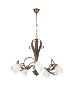 Onli Bronzo Lampadario 5 Luci "Sonia" E14